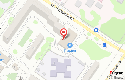 Магазин Мобилка на улице Бердышева на карте