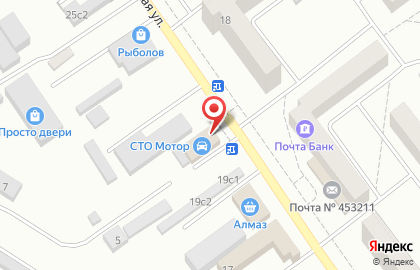 Автосервис Мотор на Стахановской улице на карте