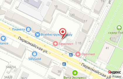 ЗАО Солид Банк на Первомайской улице на карте