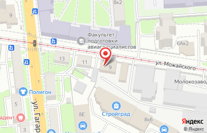 Клиника Доктора Крылова на улице Можайского на карте