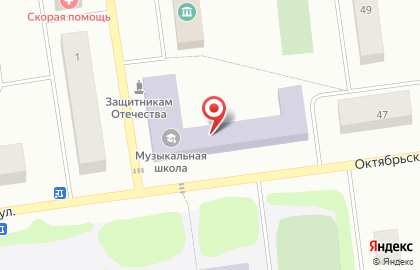 Центр развития детей Гений на Октябрьской улице на карте