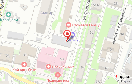 МКМ на улице Богданова на карте