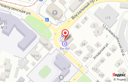Шиномонтажная мастерская на Новоузенской улице на карте