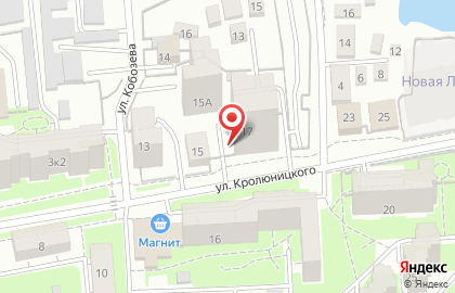 Тренажерный зал Strong man на улице Кролюницкого на карте