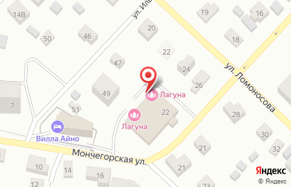 Сауна Лагуна на улице Ульянова на карте