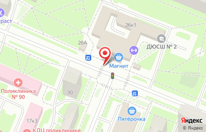 ДЮСШ №2, Калининский район на Тимуровской улице на карте