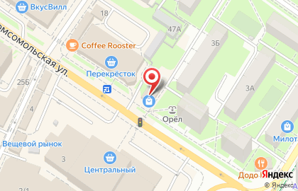 КомиссионкА на Комсомольской улице в Подольске на карте