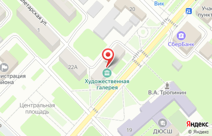 Служба доставки и логистики Сдэк в Великом Новгороде на карте