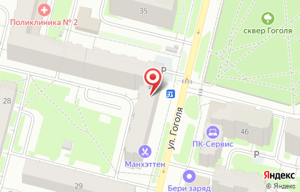 Салон красоты Манхэттен на улице Гоголя на карте