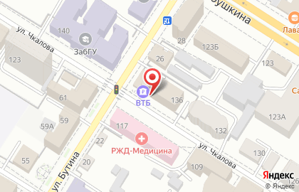Туристическая компания Авиаэкспресс на улице Чкалова на карте