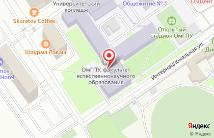 Издательство ОмГПУ на карте