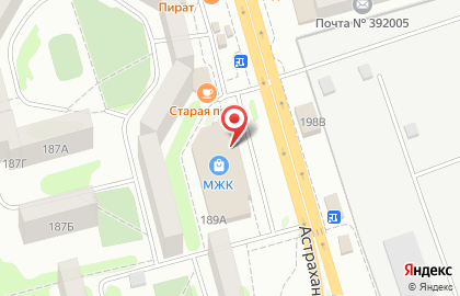 Салон продаж и обслуживания Tele2 на Астраханской улице на карте