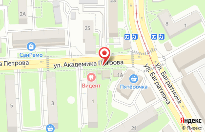 Киоск по продаже фруктов и овощей в Смоленске на карте