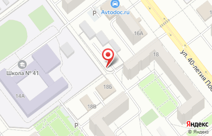 Автостоянка в Челябинске на карте