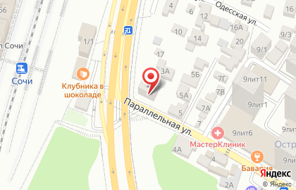 Многопрофильная фирма Вектор на Параллельной улице на карте