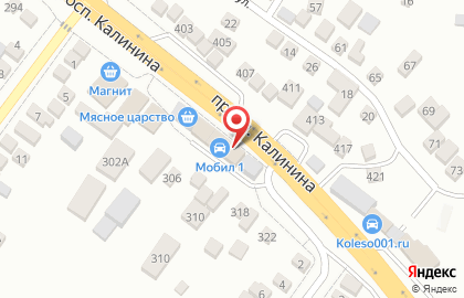 Автосервис на Калинина на карте
