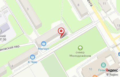 Магазин Мясной союз в Краснокамске на карте
