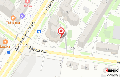 Детская библиотека №17 в Советском районе на карте