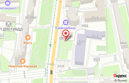 На Люсиновской на карте