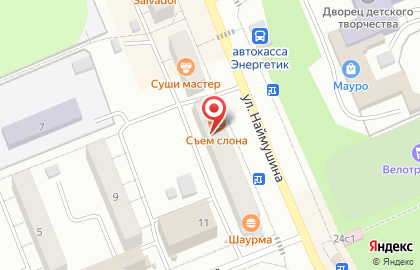 Банкомат Райффайзенбанк в Падунском районе на карте