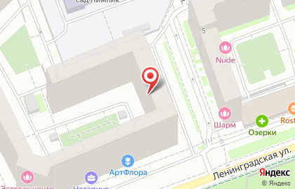Доктор Николин на улице Ленинградской на карте