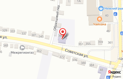 Детский сад №7 на Советской улице на карте