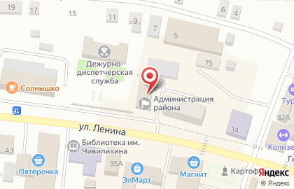 Совет народных депутатов Мариинского городского поселения на карте