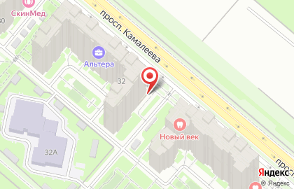 Магазин товаров для рукоделия Твое Хобби на проспекте Альберта Камалеева на карте
