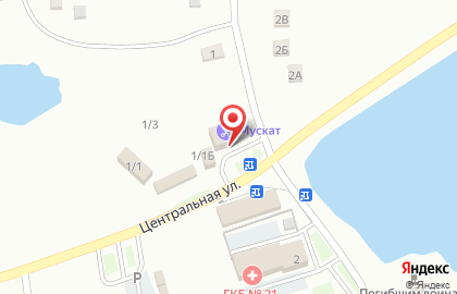 СтройЦентр на Центральной улице на карте