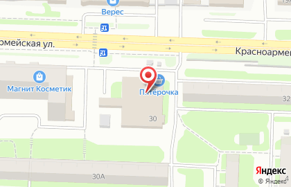 Телекоммуникационная компания Дом.ru на Красноармейской улице на карте
