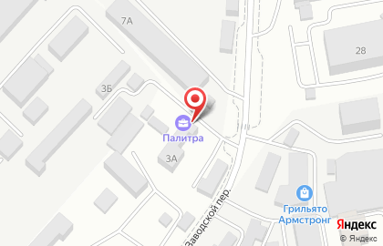 Рекламно-производственная фирма Палитра в Белгороде на карте