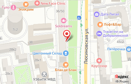 Салон кухонной мебели Euronewform на Люсиновской улице на карте