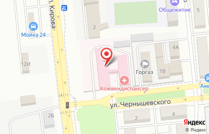 Самарский областной Центр по профилактике и борьбе со СПИД и инфекционными заболеваниями на улице Чернышевского на карте