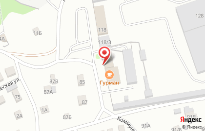 Авто-ритет на Коммунистической улице на карте