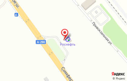 Киоск по продаже хот-догов СтарДогс на Симферопольском шоссе на карте