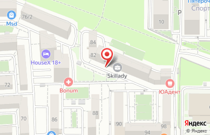 Тату салон Контур на Восточно-Кругликовской улице на карте