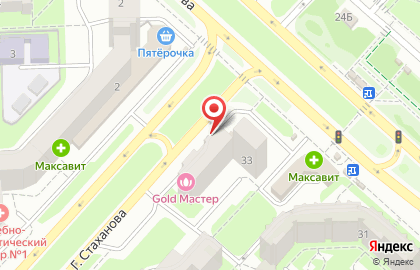 Здоровый загар на улице Водопьянова на карте