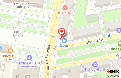 Ювелирный магазин Адамас в Ленинском районе на карте