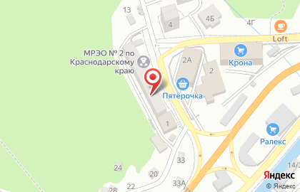 МРЭО ГИБДД г. Туапсе на улице Кириченко на карте