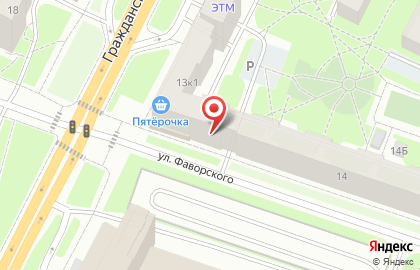Салон красоты Лада на Гражданском проспекте на карте