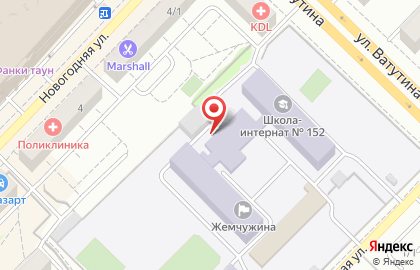 Сауна Северянка на площади Карла Маркса на карте