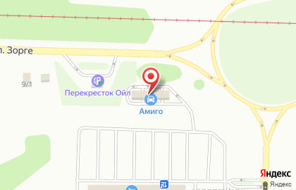 Автомойка самообслуживания Амиго в Орджоникидзевском районе на карте