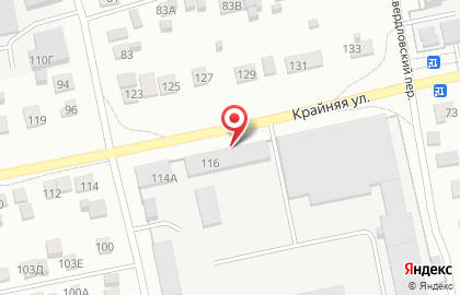Продуктовый супермаркет Аникс на Крайней улице на карте