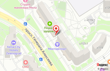 Универсам Верный в Москве на карте