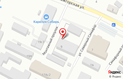 Типография 4+4 в Петрозаводске на карте