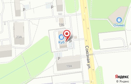 Супермаркет Магнит на улице Сабурова, 19в на карте