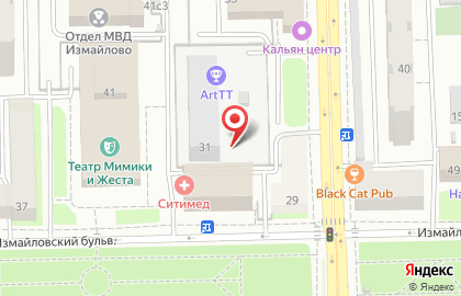 Компания Московская Городская Служба Недвижимости на Измайловском бульваре на карте