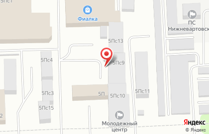 Оптово-розничный магазин Ирис в Ханты-Мансийске на карте