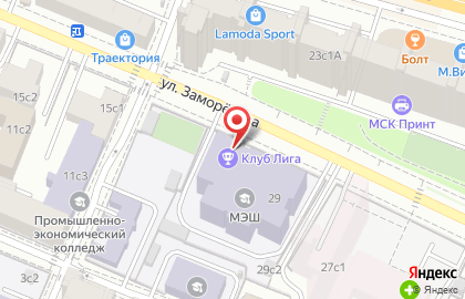 Московская экономическая школа (МЭШ) на карте