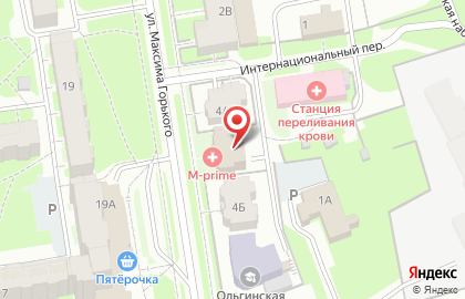 M-prime на карте